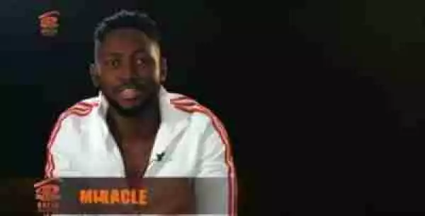 BBNaija: Nigerians React To Miracle’s Statement That All Housemates Have Had Sex